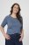 Kaffe Curve Carina T-Shirt Blue - Majice - 