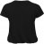 Kaffe Curve Jena V-Neck Majica Globoko črna - Majice - 