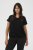 Kaffe Curve Jena V-Neck Majica Globoko črna - Majice - 
