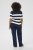 Kaffe Curve Lizzy črtad Pulover Midnight/Chalk črta - Majice - 