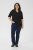 Kaffe Curve Phoelina T-Shirt Black - Majice - 