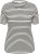 Kaffe Curve Lia Flower T-Shirt Chalk/Deep Black - Majice - 