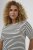 Kaffe Curve Lia Flower T-Shirt Chalk/Deep Black - Majice - 