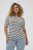 Kaffe Curve Lia Flower T-Shirt Chalk/Deep Black - Majice - 
