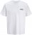 Jack & Jones Brandon T-Shirt White - Kratke Majice - Moške kratke majice za močnejše postave