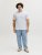 Jack & Jones Archive Majica Bela - Kratke Majice - Moške kratke majice za močnejše postave