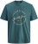 Jack & Jones Grayson Majica Turkizna - Kratke Majice - Moške kratke majice za močnejše postave