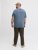 Jack & Jones Edenver T-Shirt Blue - Kratke Majice - Moške kratke majice za močnejše postave