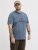 Jack & Jones Edenver T-Shirt Blue - Kratke Majice - Moške kratke majice za močnejše postave