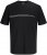Jack & Jones Cofusion T-Shirt Black - Kratke Majice - Moške kratke majice za močnejše postave