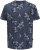Jack & Jones Montauk T-Shirt Blue - Kratke Majice - Moške kratke majice za močnejše postave
