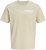 Jack & Jones Blaneo Short Sleeve T-shirt Beige - Kratke Majice - Moške kratke majice za močnejše postave
