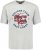 Adamo Motivshirt Comfort Fit College Grey - Kratke Majice - Moške kratke majice za močnejše postave