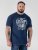 D555 Cooper Grumpy Old Man Printed T-Shirt Navy - Majice s potiskom - 