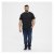 North Latitude T-Shirt O-Neck Black - Kratke Majice - Moške kratke majice za močnejše postave