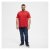 North Latitude T-Shirt O-Neck Red - Kratke Majice - Moške kratke majice za močnejše postave