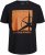 Jack & Jones Conrad T-Shirt Black - Kratke Majice - Moške kratke majice za močnejše postave