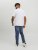 Jack & Jones Conrad T-Shirt White - Kratke Majice - Moške kratke majice za močnejše postave