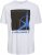 Jack & Jones Conrad T-Shirt White - Kratke Majice - Moške kratke majice za močnejše postave