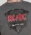 D555 Clydebank T-Shirt Official AC/DC Black Ice Grey - Kratke Majice - Moške kratke majice za močnejše postave