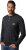 JP1880 T-Shirt Henley Long Sleeve Black TALL - MOŠKA OBLAČILA MT-6XLT - DALJŠI kroji