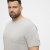 North Latitude T-Shirt O-Neck Grey Melange TALL - TALL T-shirts - 