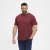 North Latitude T-Shirt O-Neck Bordeaux TALL - TALL T-shirts - 