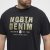 North Latitude Denim Printed Logo T-Shirt Black TALL - TALL T-shirts - 