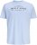 Jack & Jones Kevin Majica Modra - Kratke Majice - Moške kratke majice za močnejše postave