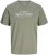 Jack & Jones Kevin Majica Siva - Kratke Majice - Moške kratke majice za močnejše postave