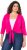 Ulla Popken Versatile Surplice Wrap Tie Hem Bolero Top Magenta Pink - Ulla Popken - 