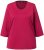 Ulla Popken Decorative Seam Short Sleeve Tee Red - Majice - 