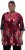 Ulla Popken Velvet Peacock Feather 3/4 Sleeve Tunic Blouse Wine Red - Majice - 