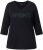 Ulla Popken SPRING Studded 3/4 Sleeve Tee Black - Majice - 