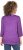 Ulla Popken UNIQUE Embroidered 3/4 Sleeve Tee Purple - Majice - 