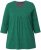 Ulla Popken Floral A-Line 3/4 Sleeve Tee Green - Ulla Popken - 