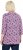 Ulla Popken Graphic Flower A-Line 3/4 Sleeve Tee Pink - Majice - 