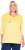Ulla Popken Paper Boat Print 3/4 Sleeve Tee Sun Yellow - Natisnjene majice za ženske - 
