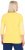 Ulla Popken Paper Boat Print 3/4 Sleeve Tee Sun Yellow - Natisnjene majice za ženske - 
