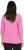 Ulla Popken Textured Lettering 3/4 Sleeve Tee Pink - Natisnjene majice za ženske - 