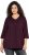 Ulla Popken Mixed Pattern Stripe 3/4 Sleeve Tee Black - Natisnjene majice za ženske - 