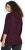 Ulla Popken Mixed Pattern Stripe 3/4 Sleeve Tee Black - Natisnjene majice za ženske - 