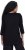 Ulla Popken Flower Epaulet 3/4 Sleeve Top Black - Natisnjene majice za ženske - 