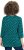 Ulla Popken Flower Print 3/4 Sleeve Tee Teal Green - Majice - 