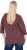 Ulla Popken Gingerbread Print 3/4 Sleeve Tee Plum - Majice - 