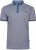 Kam Jeans 5525 Raised Dobby Fabric Polo with Tipping Indigo - Polo majice - Moške Polo Majice za Močnejše Postave