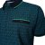 Kam Jeans 5527 AOP Pique Polo with Tipping on Collar/Cuffs Navy - Polo majice - Moške Polo Majice za Močnejše Postave