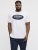 Jack & Jones Dover Denim O-Neck T-Shirt White - Kratke Majice - Moške kratke majice za močnejše postave