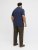 Jack & Jones College Logo Short Sleeve Polo Shirt Blue - Polo majice - Moške Polo Majice za Močnejše Postave