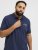 Jack & Jones College Logo Short Sleeve Polo Shirt Blue - Polo majice - Moške Polo Majice za Močnejše Postave